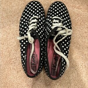 Keds Black White‎ Polka Dot Sneakers Size 6